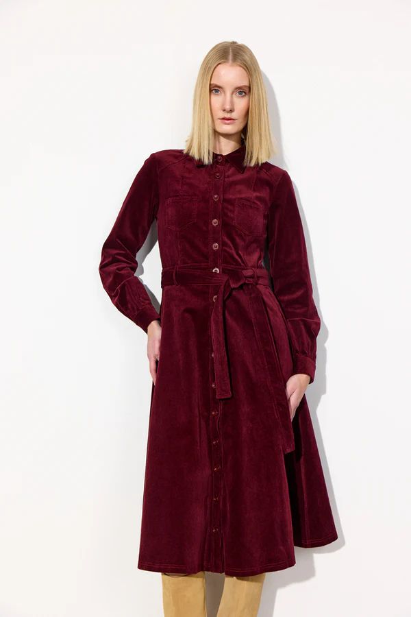 HUNKØN Silje Dress Bordeaux