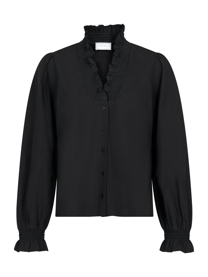 NEO NOIR Brielle Solid Shirt Black