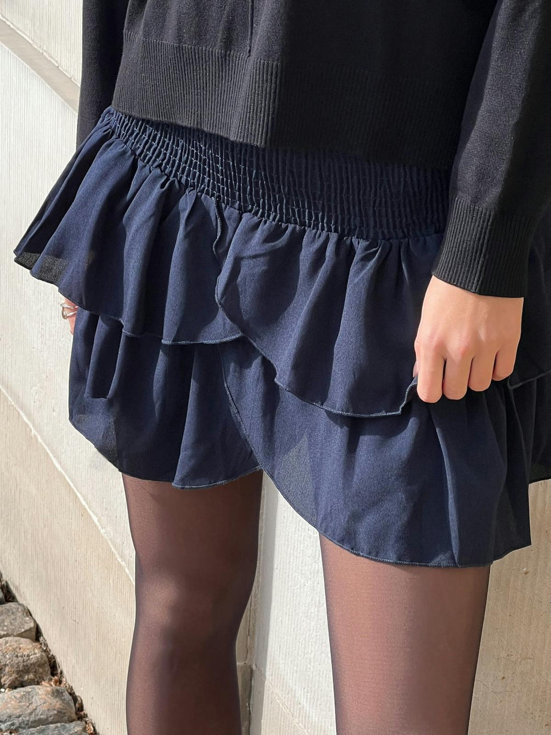 NEO NOIR Carin R Skirt Navy