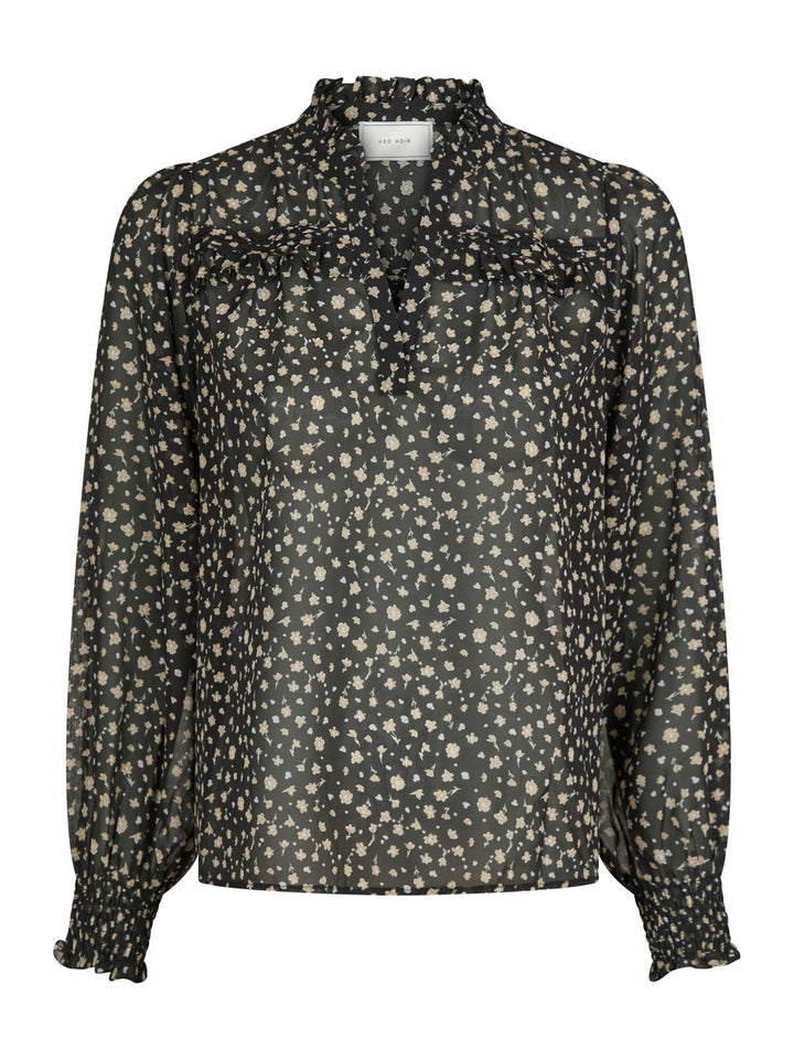 NEO NOIR Rhia Secret Flower Blouse Black