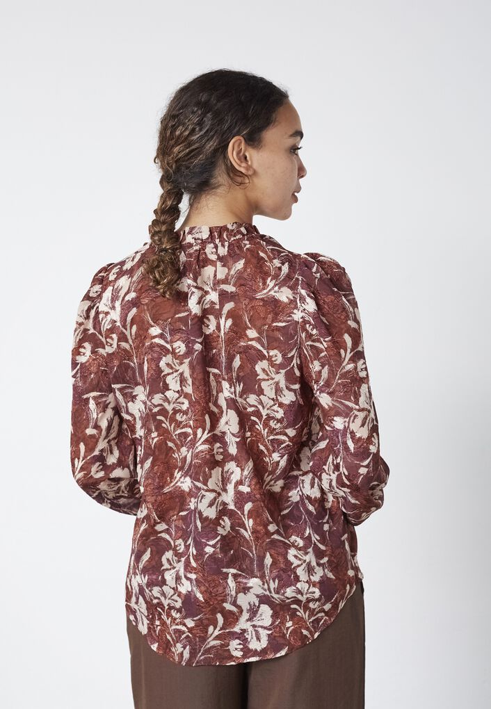 SISTERS POINT Elza-LS3 Bordeaux Flower