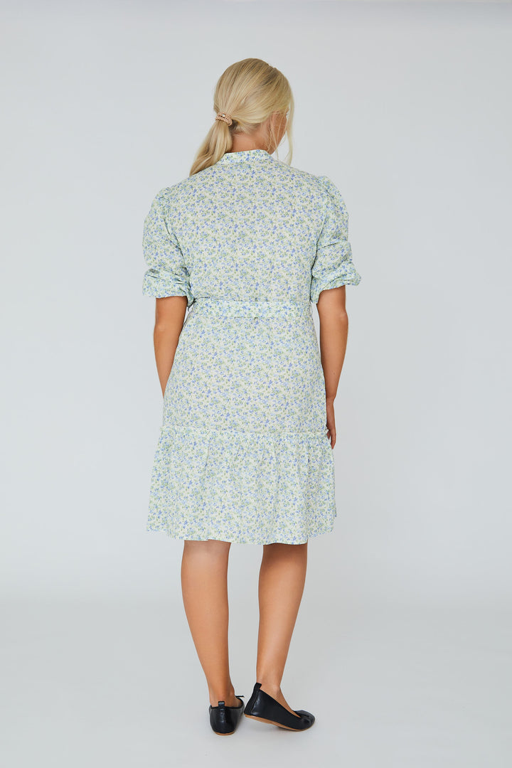 A-VIEW Kate Dress Blue/Green