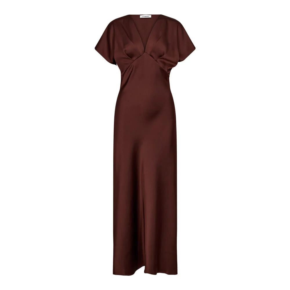 CO´COUTURE SafiraCC V-Dress Dark Brown