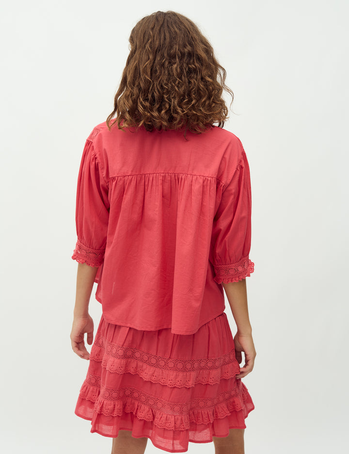 MBYM Gerlina Short-M Blouse Red Candy