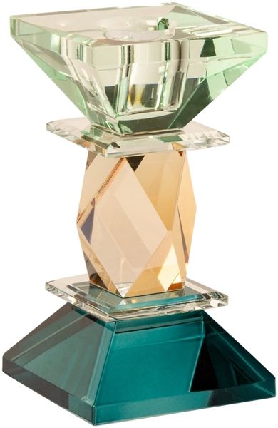 C’EST BON Crystal Holder Petrol/Sand/Light mint