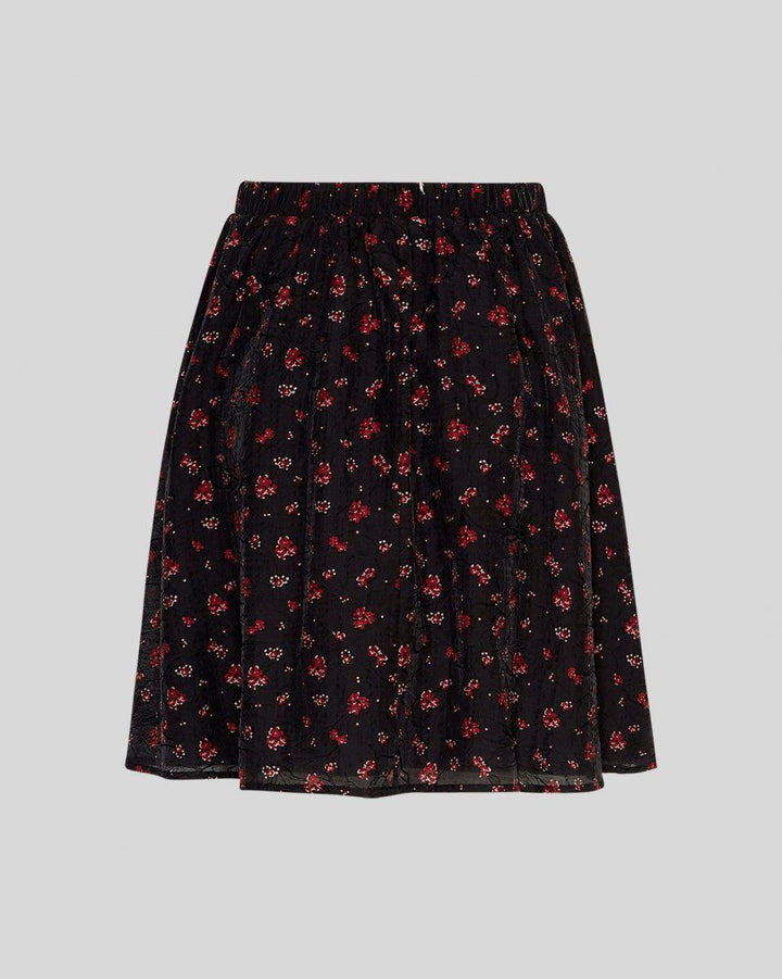 MSCH COPENHAGEN MSCHNancy Skirt AOP Syrah Flower