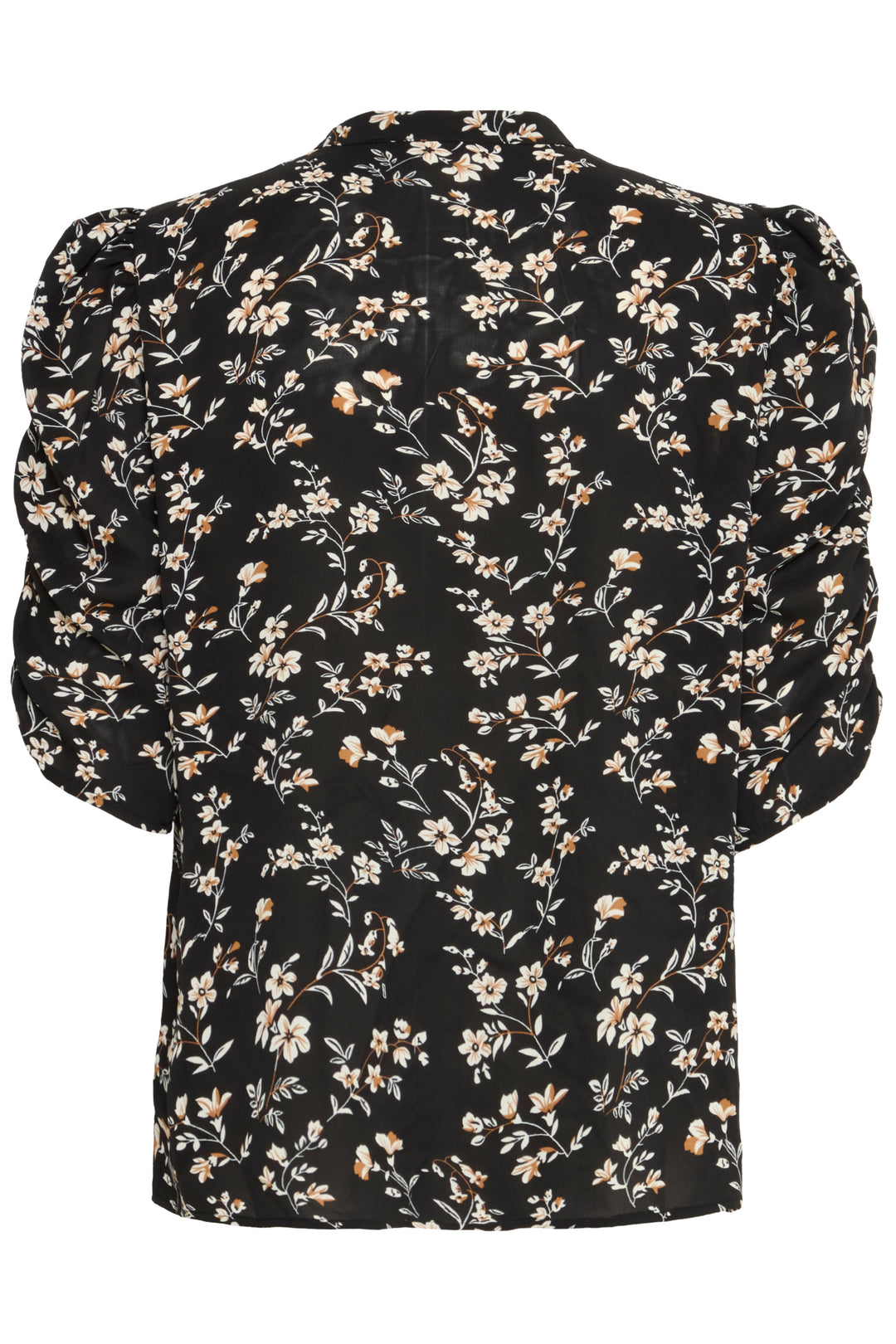 ICHI IXnura MS Black Flower Print