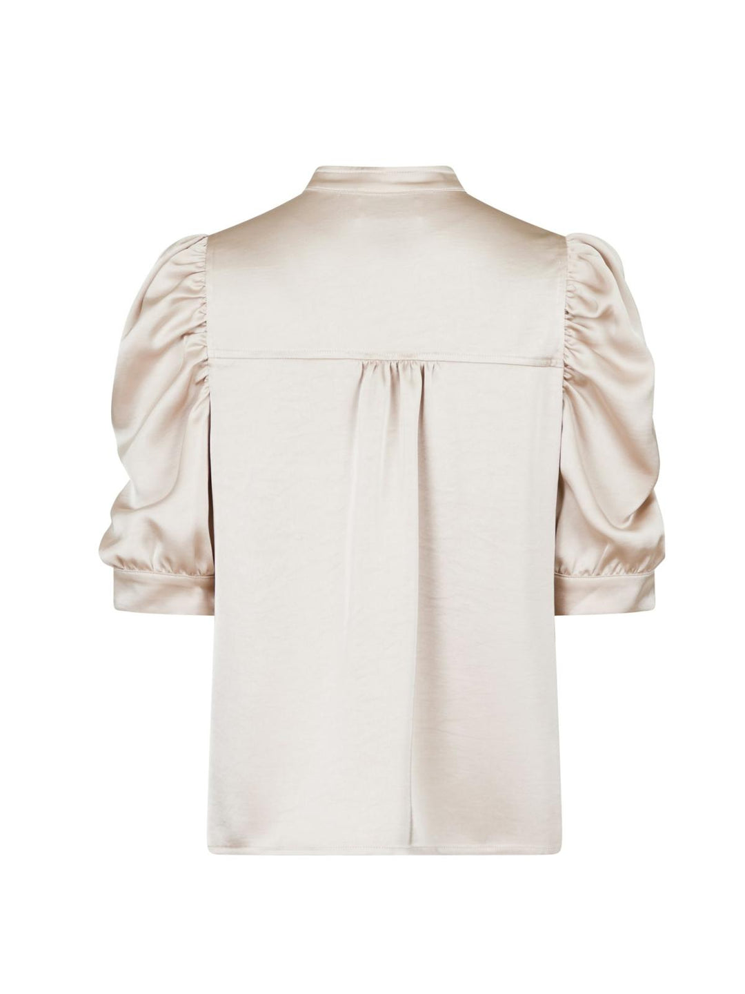 NEO NOIR Roella Heavy Sateen Blouse Champagne