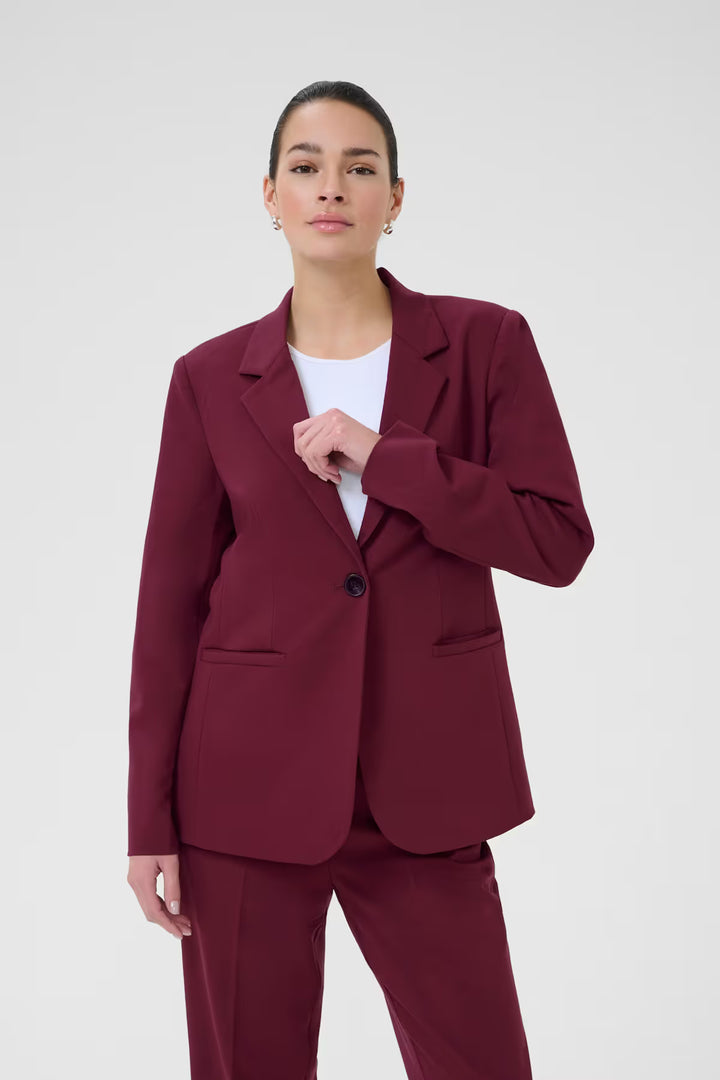 KAFFE KASakura Blazer Windsor Wine