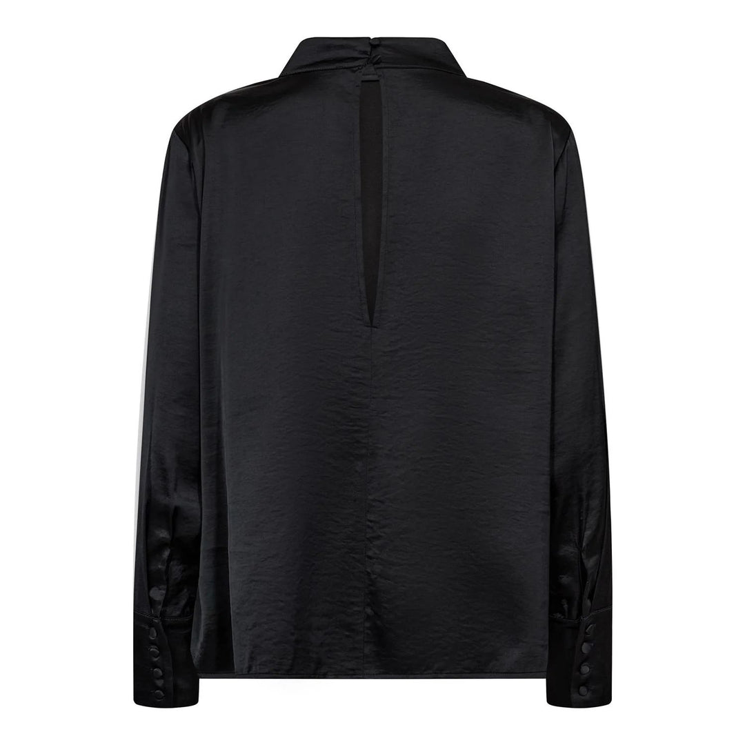 CO´COUTURE HelenCC Button Blouse Black