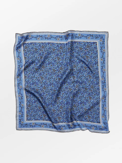 BECKSÖNDERGAARD Florisima Sia Scarf Provence Blue