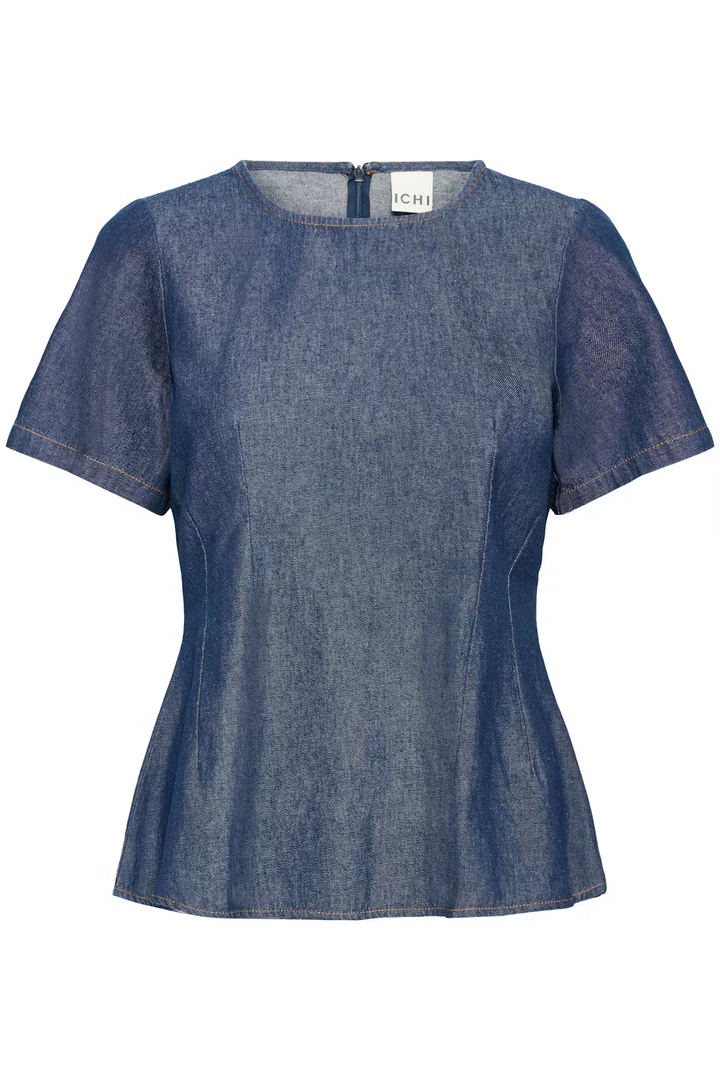 ICHI IHtulle SS Denim Authentic Blue
