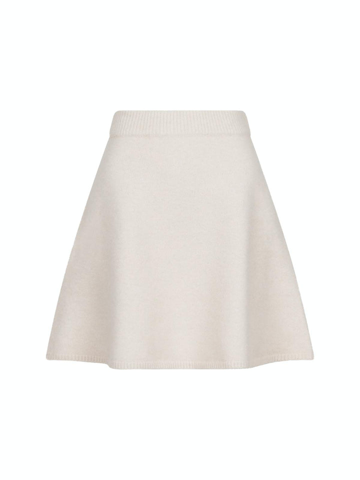 NEO NOIR Gisa Knit Skirt Ivory