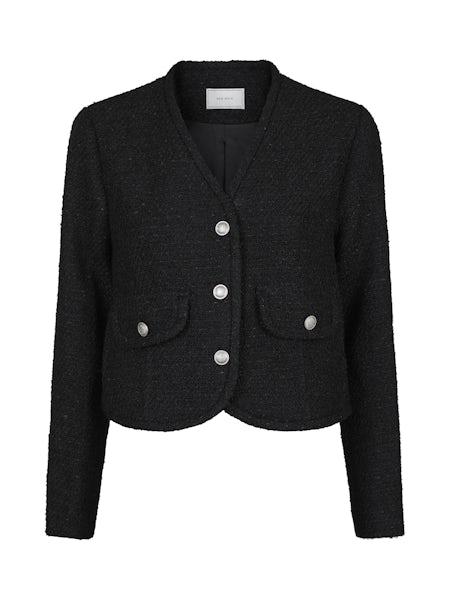 NEO NOIR Manua Boucle Jacket Black