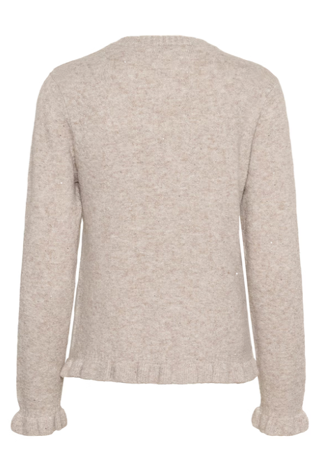 CREAM CRJolly Knit Cardigan String Melange