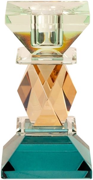 C’EST BON Crystal Holder Petrol/Sand/Light mint