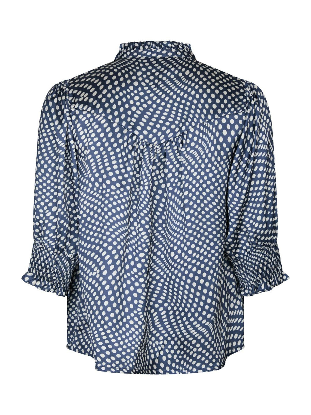 NEO NOIR Diana Vibrant Dot Blouse Navy