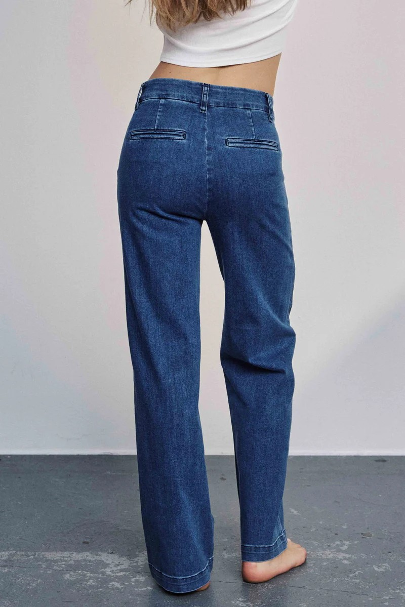NÜMPH NUAmber Long Medium Blue Denim