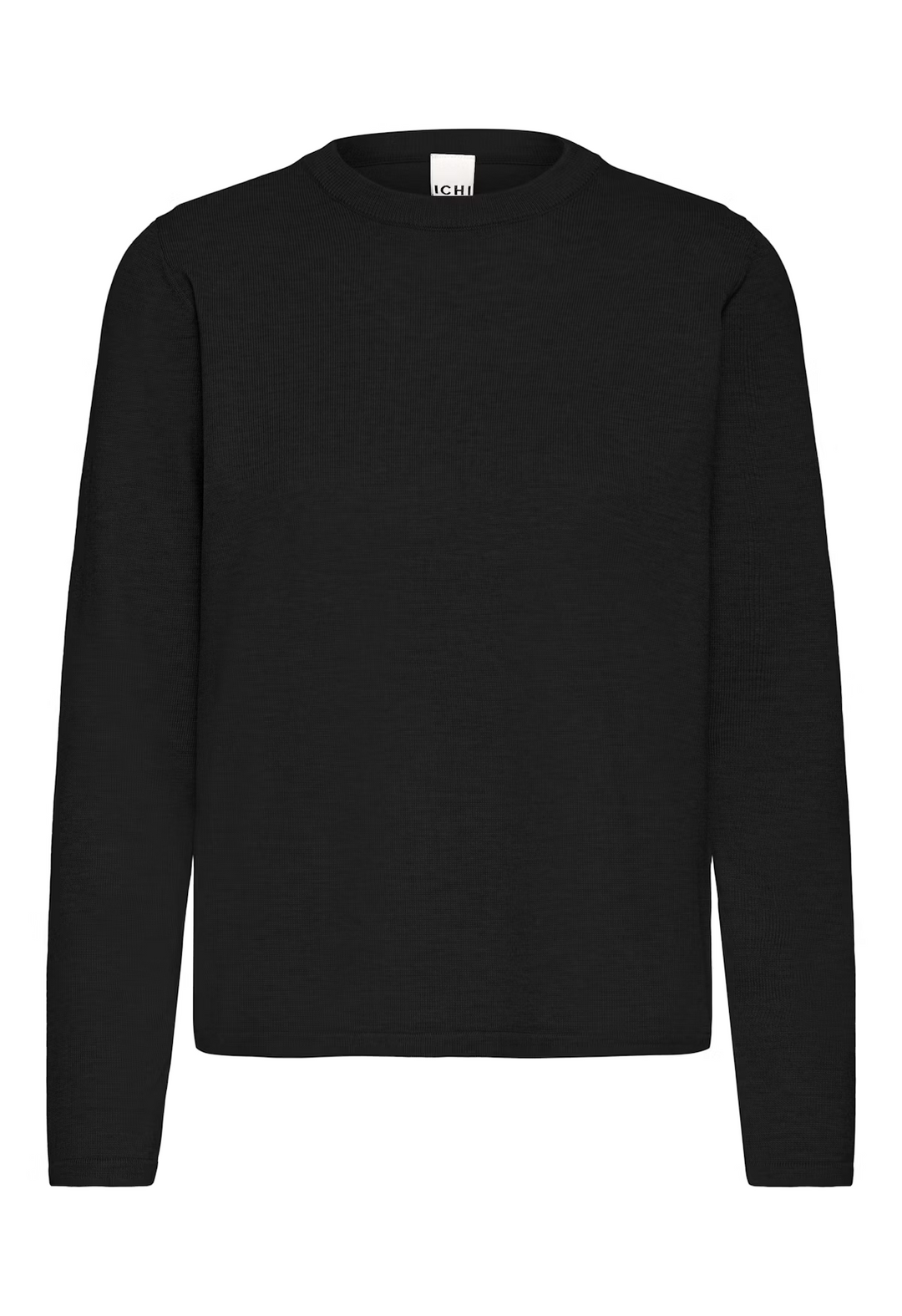 ICHI IHLULS O-NECK LS BLACK