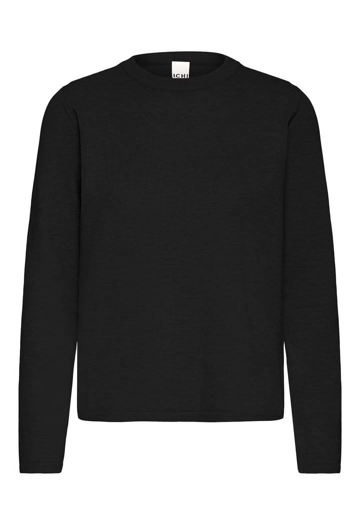 ICHI IHLULS O-NECK LS BLACK