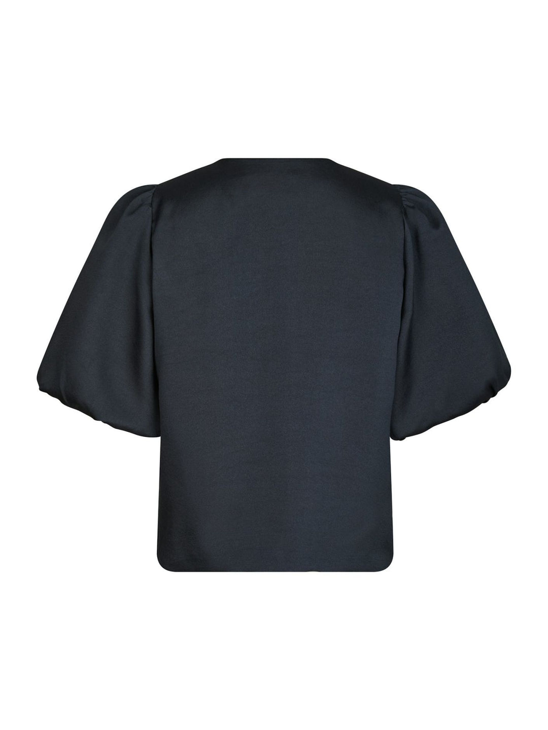 NEO NOIR Aisa Dull Satin Blouse Navy