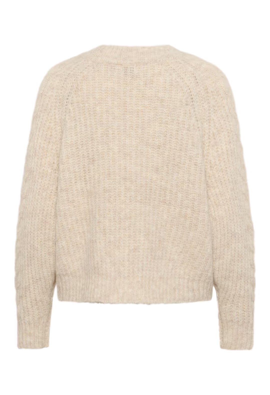 SAINT TROPEZ MandaSZ Pullover Brown Rice Melange