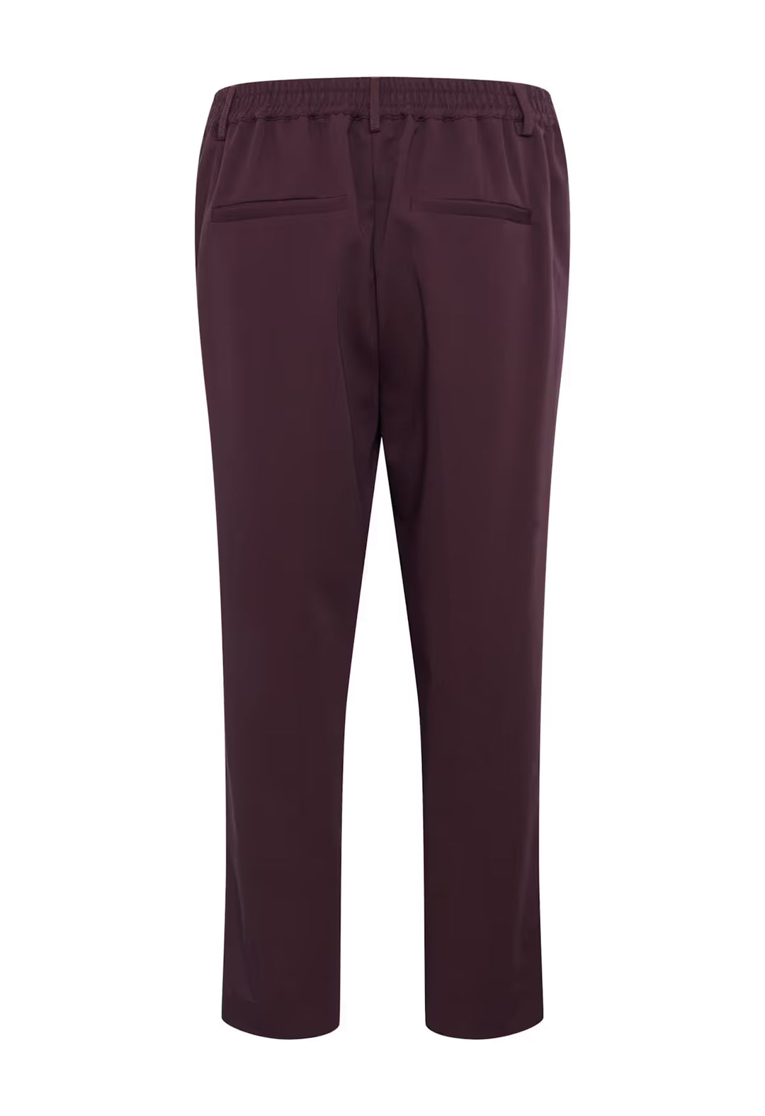 KAFFE KAsakura HW Cropped Pants Fudge