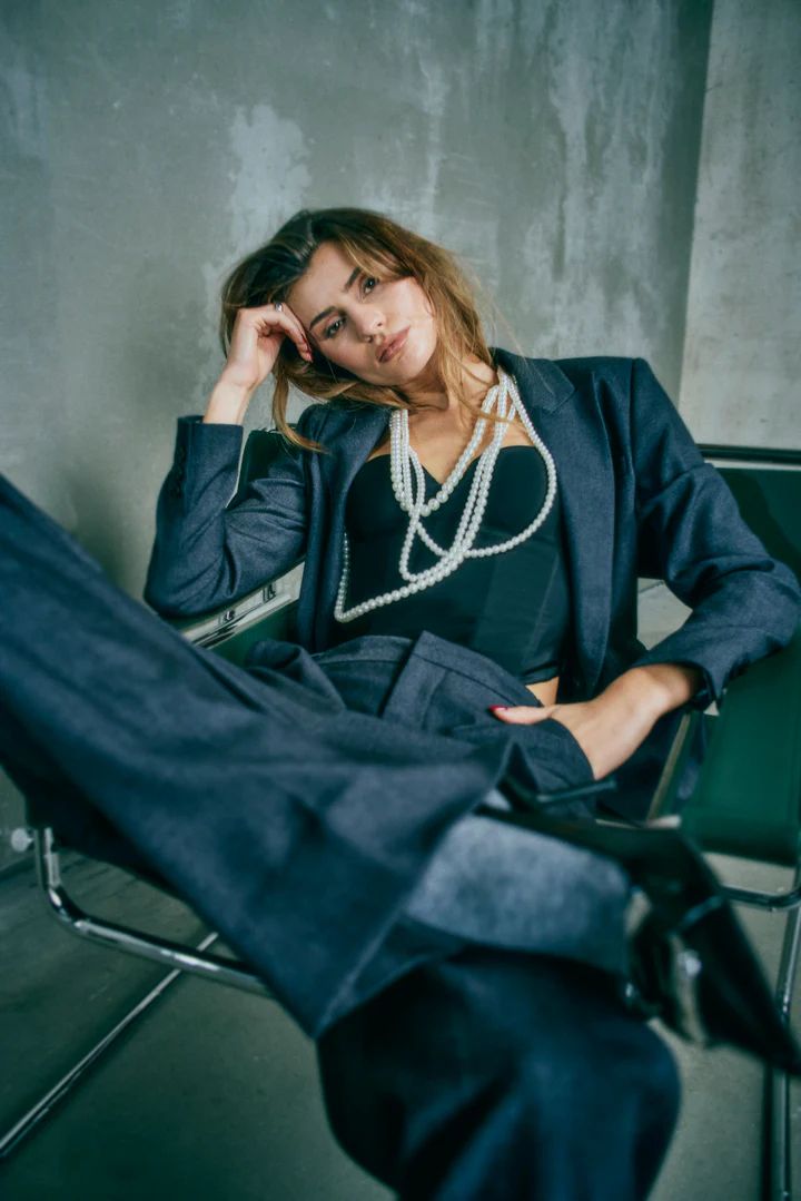 COPENHAGEN MUSE Tailor Blazer Grey