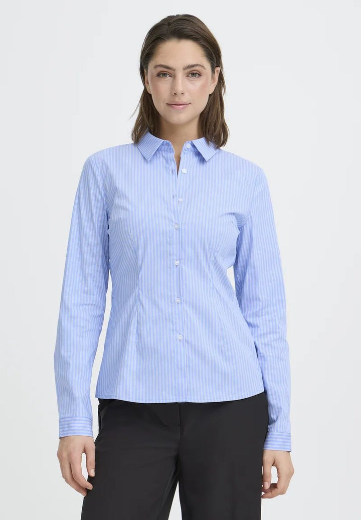 ICHI IHDIMA STRIPE SH BLUE STRIPE