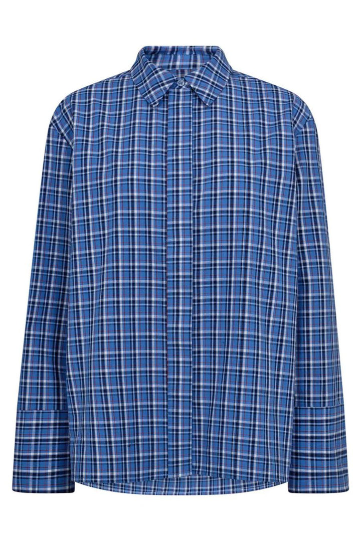 CO´COUTURE AngelicaCC Check Shirt Blue