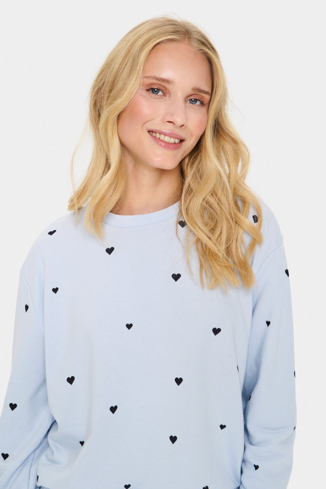 SAINT TROPEZ DagnaSZ Sweatshirt Heather NightSky Harts