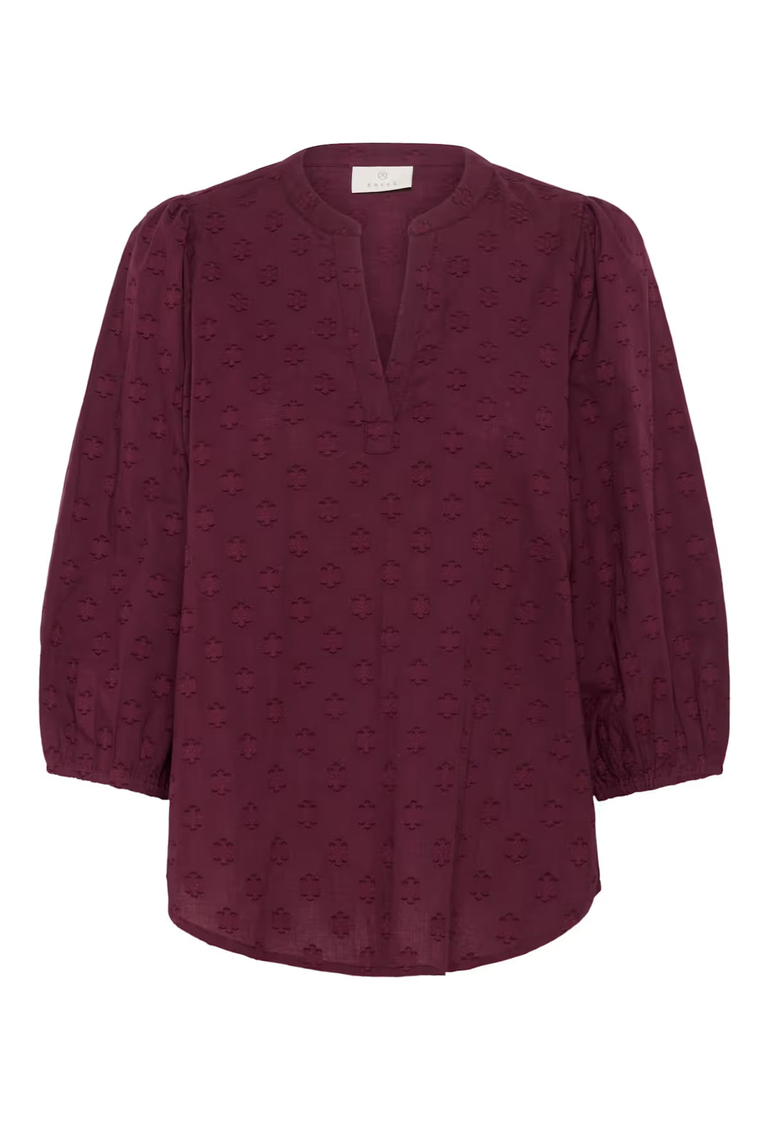 KAFFE KAenya Blouse 3/4 SL Windsor Wine