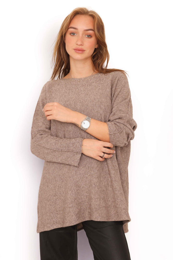 COPENHAGEN LUXE Classic Knit LS Sweater Fango