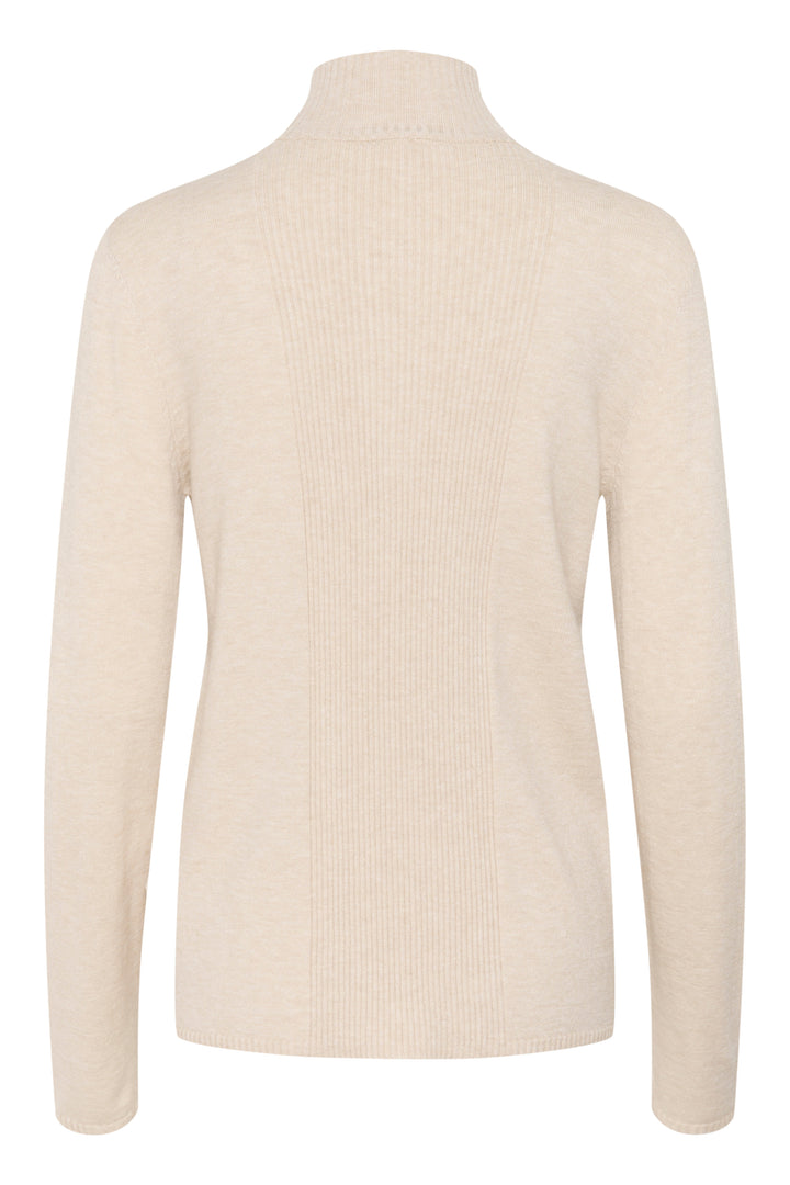 CREAM CRDela High Neck Pullover Oat Melange