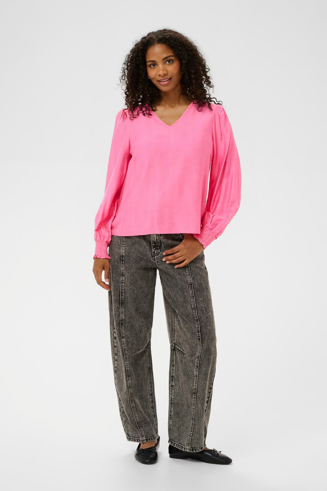 KAFFE KAlufia Blouse Pink Power