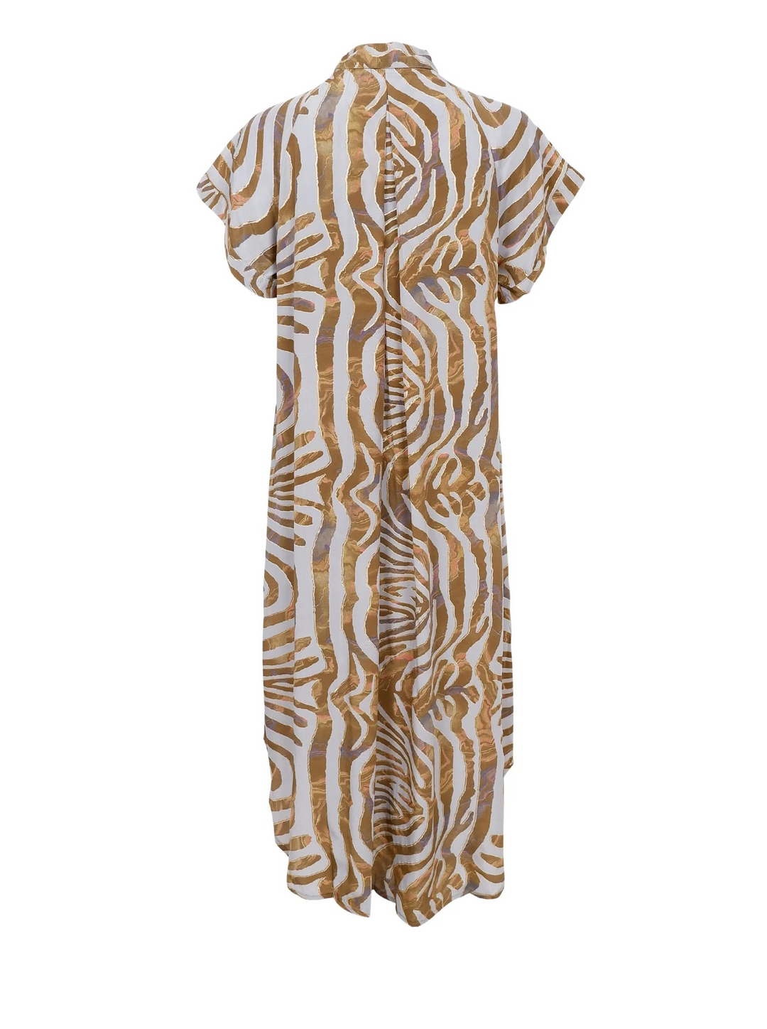 BLACK COLOUR BCLuna Molly SS Dress Blue Zebra