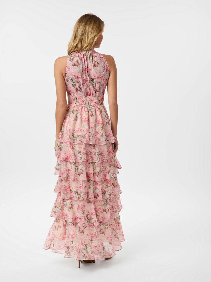NEO NOIR Marli Flower Chiffon Dress Rose