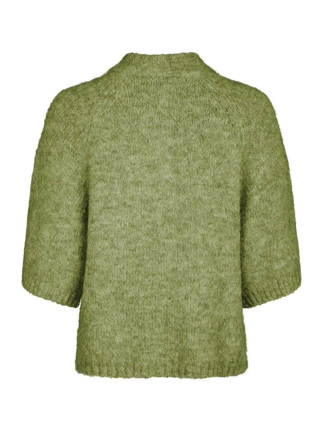 NEO NOIR Benuta Fluffy Knit Cardigan Dusty Green