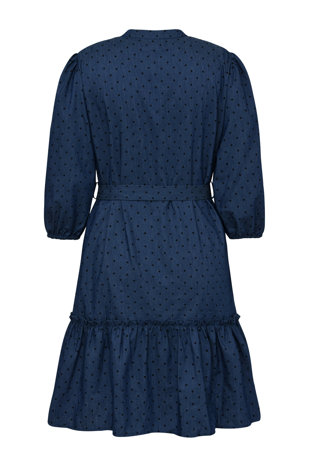 A-VIEW Kate Dot Dress Denim/Print