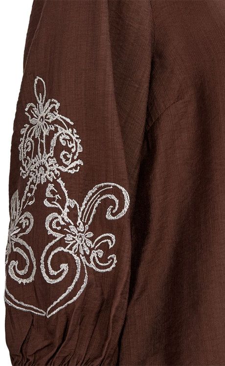 FREEQUENT FQLindy-Blouse Coffee Bean W.Moonbeam