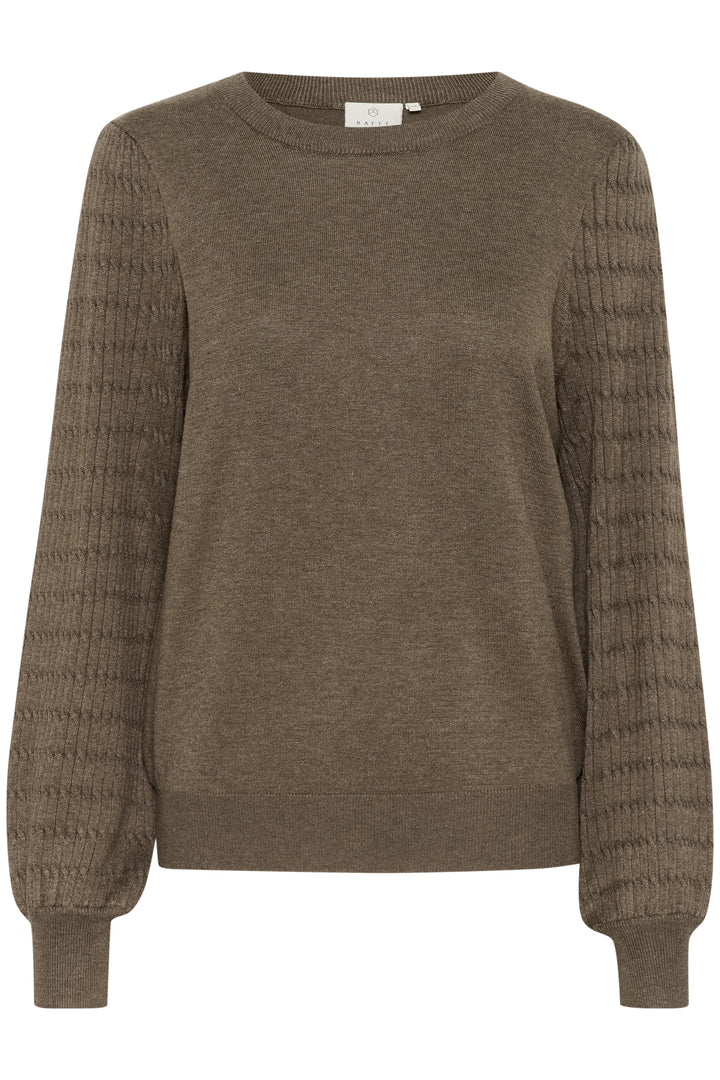 KAFFE KAnanna Pullover Brown Melange