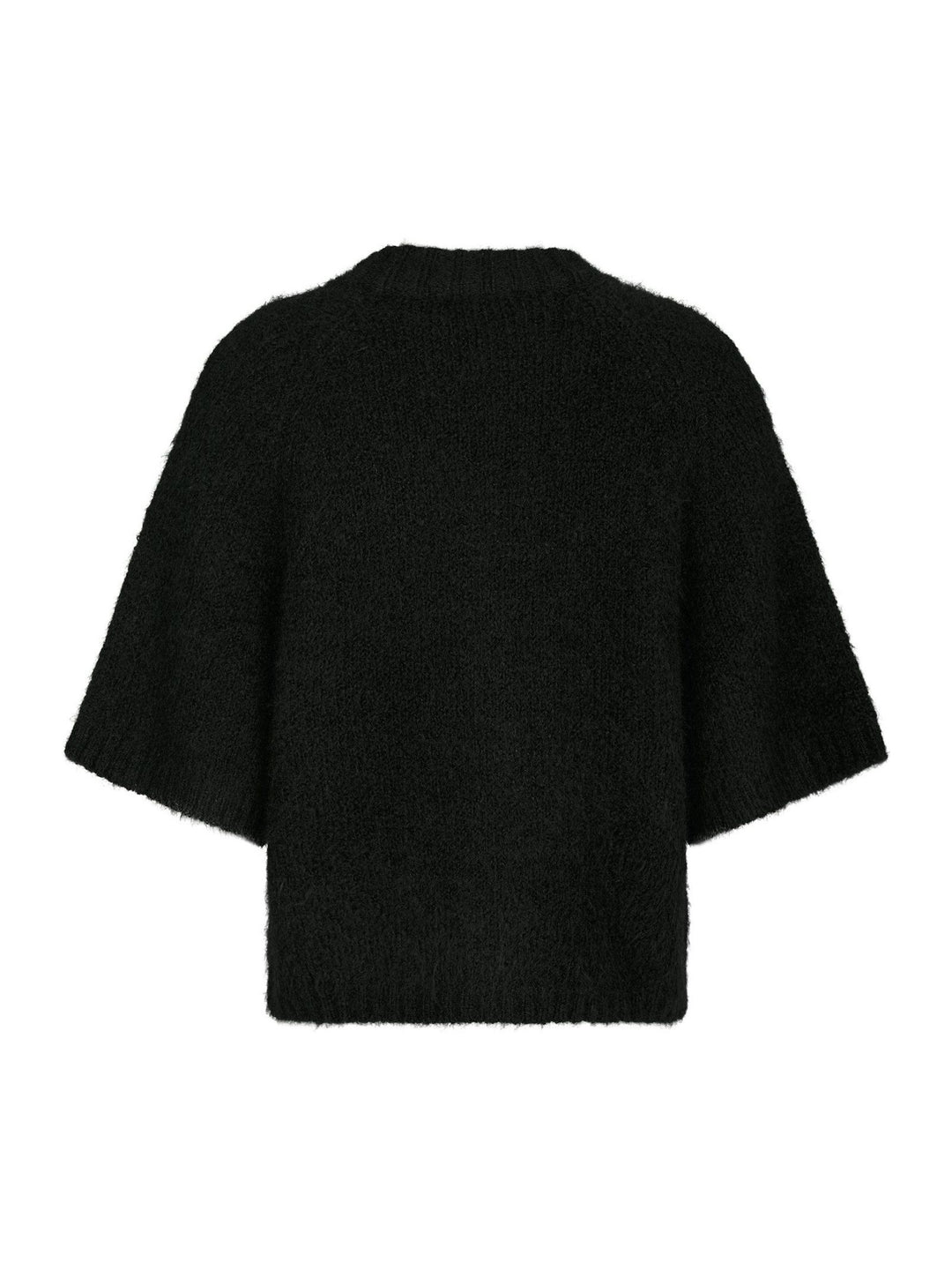 NEO NOIR Benuta Fluffy Knit Cardigan Black