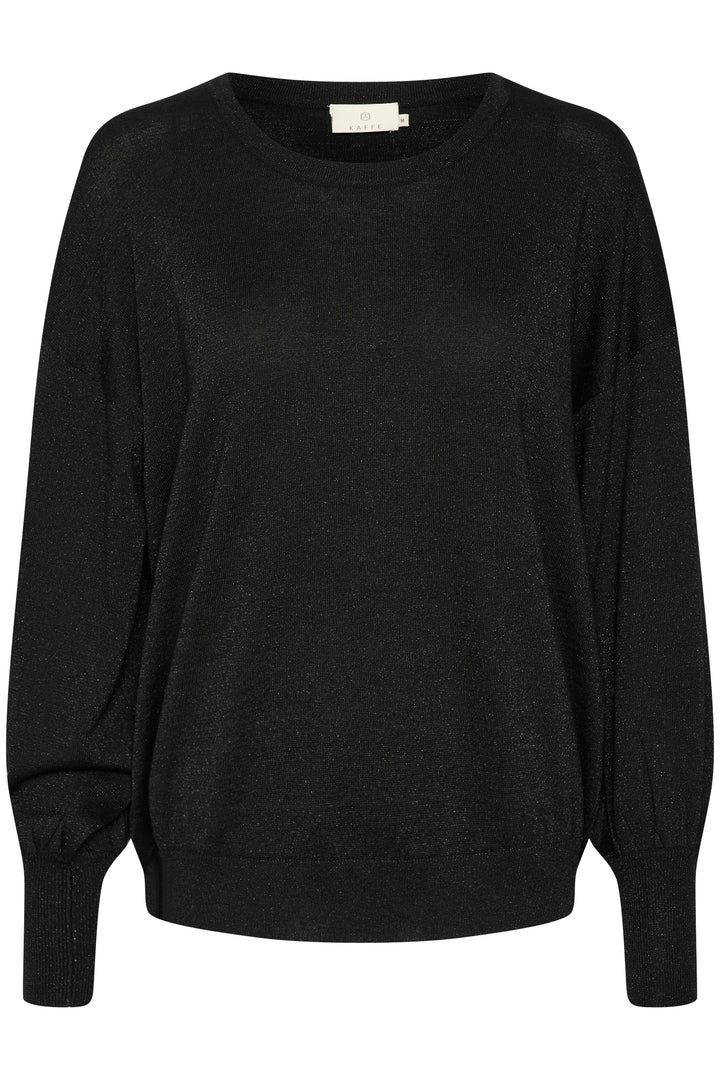 KAFFE KAregina O-neck Knit Black Deep