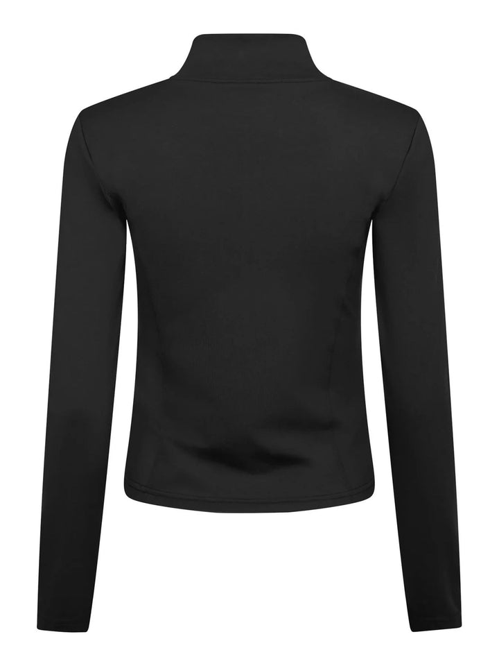 NEO NOIR Nolana Zip Blouse Black