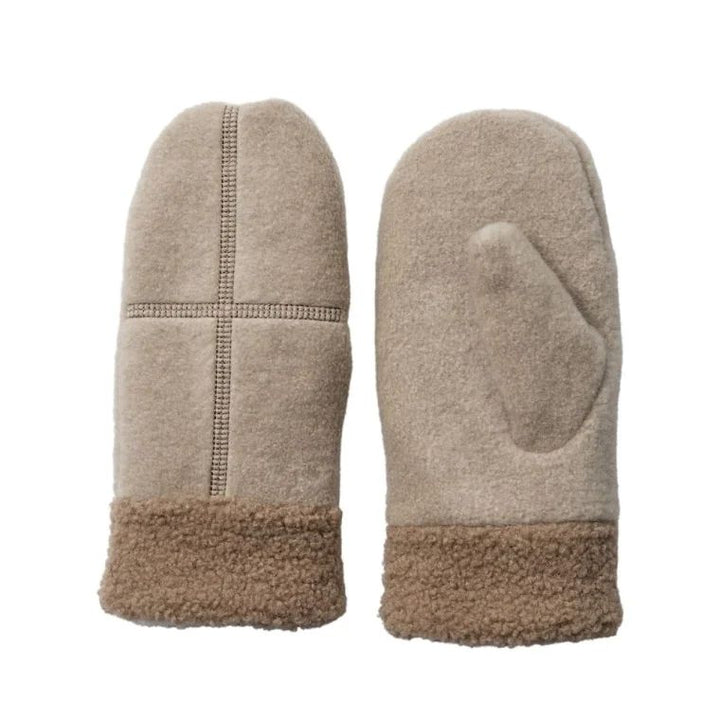 NÜMPH NUteddi Mittens Taupe Gray