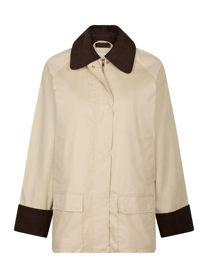 NEO NOIR Anastacia Cord Jacket Ivory