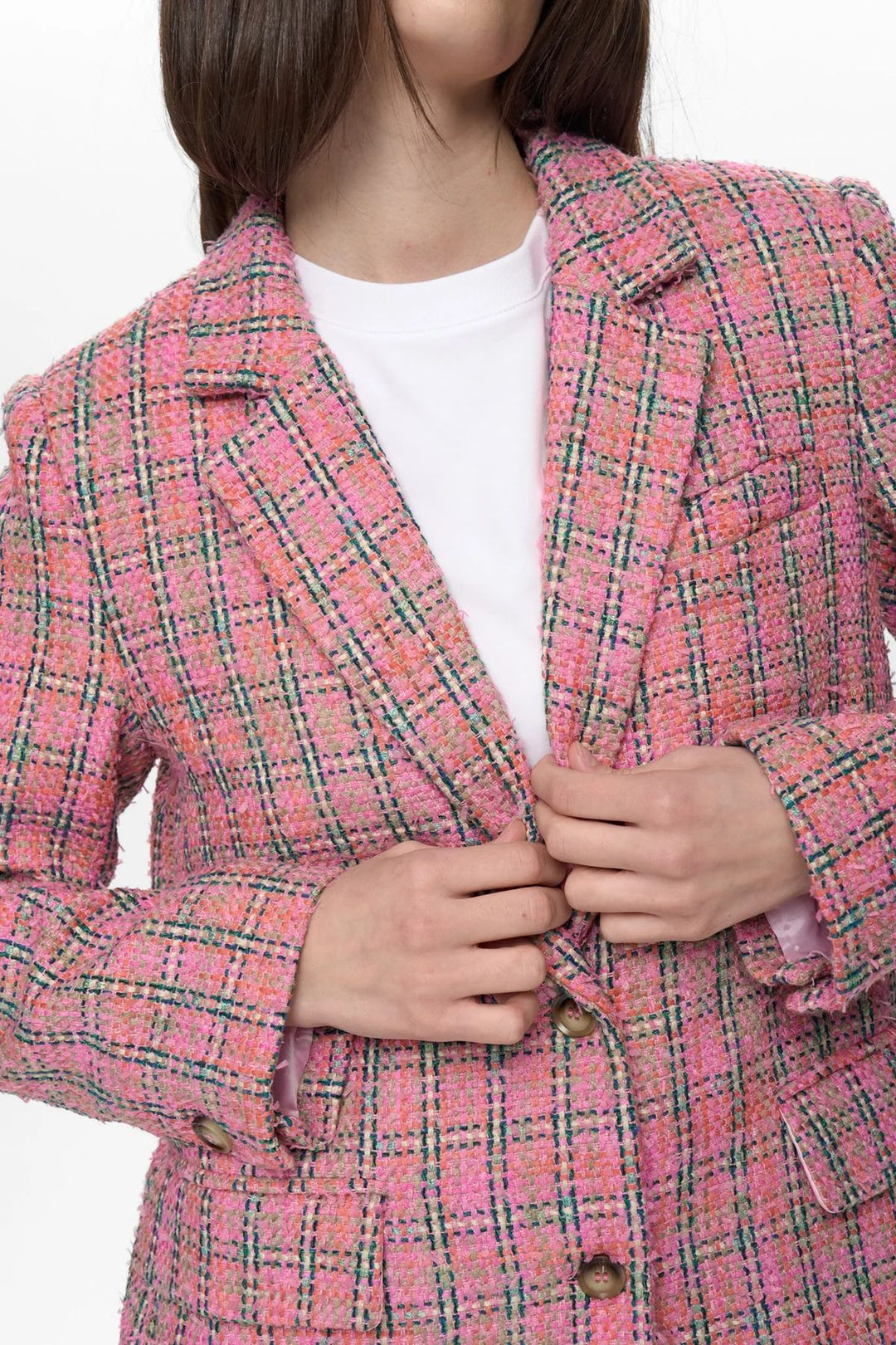 NÜMPH NUlindsey Blazer Fuchsia Pink