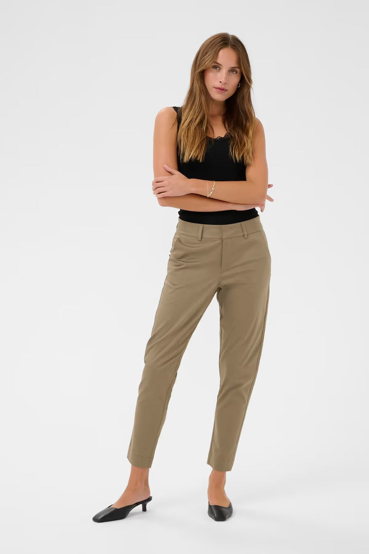 KAFFE KAlea Chino Pant Morel