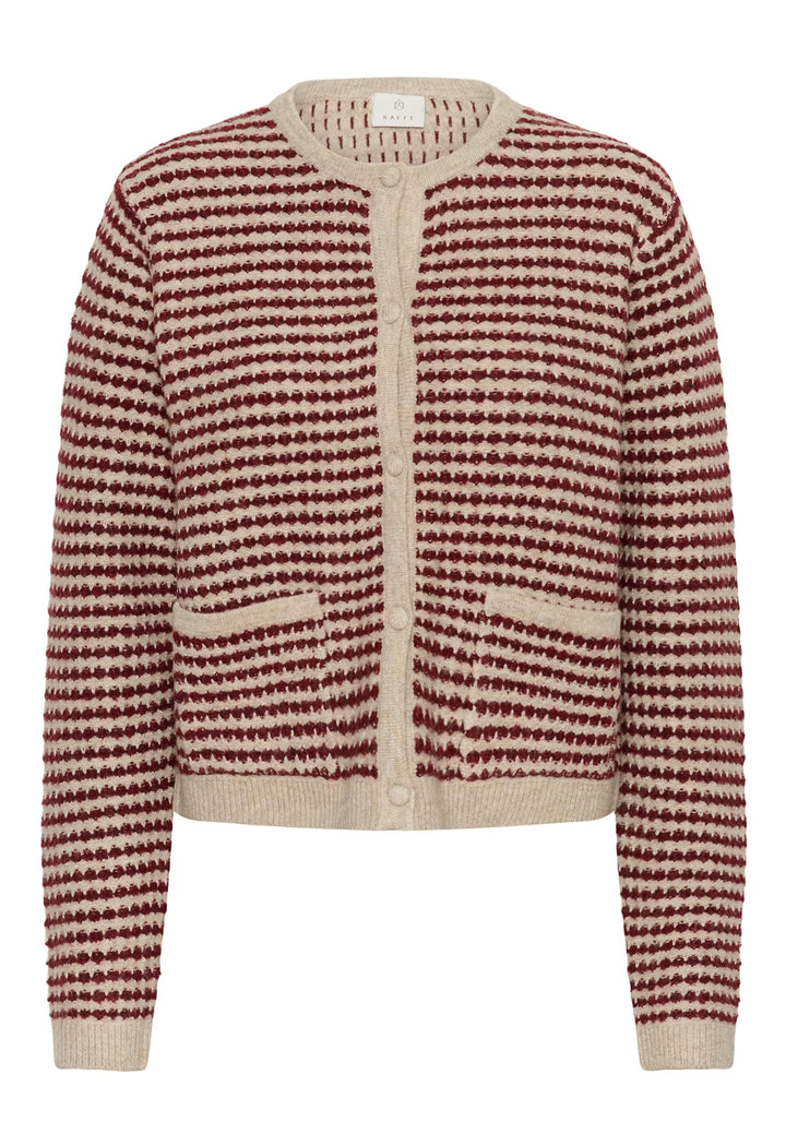 KAFFE KAEllery Knit Cardigan Feather Gray Mel/Windsor