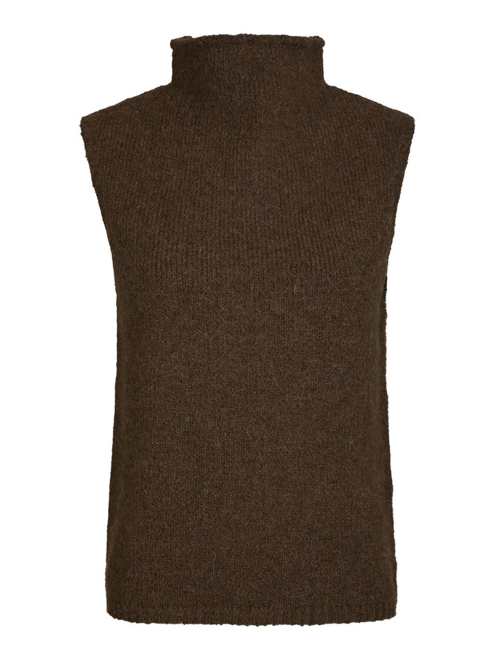 NEO NOIR Odelia Knit Top Brown Melange